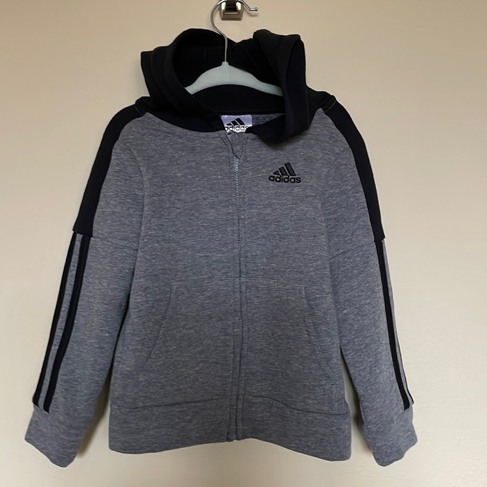 Adidas Kids Zip Up Hooded Sweatshirt size 3T